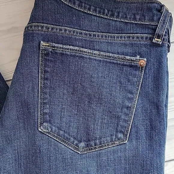 The Flirt by Old Navy boot cut blue denim jeans Women's Size 14L - Picture 2 of 14